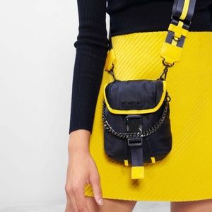 MZ Wallace Micro Apex Phone Crossbody Chain Pouch Dawn and Sunflower